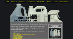 Desktop Screenshot of lifeindustries.com